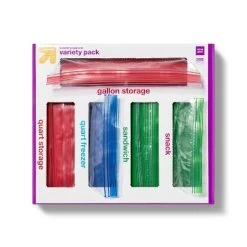 Up & Up Food Storage Bags Variety Pack - Clear - 355ct - up & up™