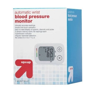 Up & Up Automatic Wrist Blood Pressure Monitor - up & up™ 4 Up & Up Automatic Wrist Blood Pressure Monitor - up & up™ - Image 2