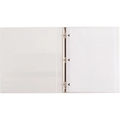 Up & Up 6pk 0.5" D Ring Binder White - up & up™ 7 Up & Up 6pk 0.5" D Ring Binder White - up & up™ - Image 5