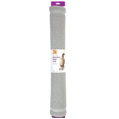 Up & Up Drizzle Cat Litter Mat - Gray - L - up & up™ 4 Up & Up Drizzle Cat Litter Mat - Gray - L - up & up™ - Image 2