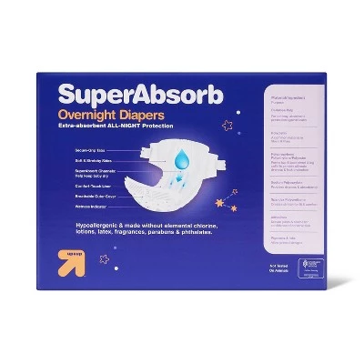 Disposable Overnight Diapers Pack - up & up™ 4 Disposable Overnight Diapers Pack - up & up™ - Image 2