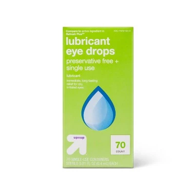 Up & Up Lubricant Single Use Eye Drops - 70ct - up & up™ 7 Up & Up Lubricant Single Use Eye Drops - 70ct - up & up™ - Image 5