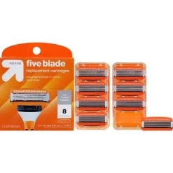 Up & Up Men's Five Blade FITS Cartridges 8ct - up & up™ -Up & Up Sales Shop GUEST fb0c7fce 29d6 4523 a132 5f790fbb5d12